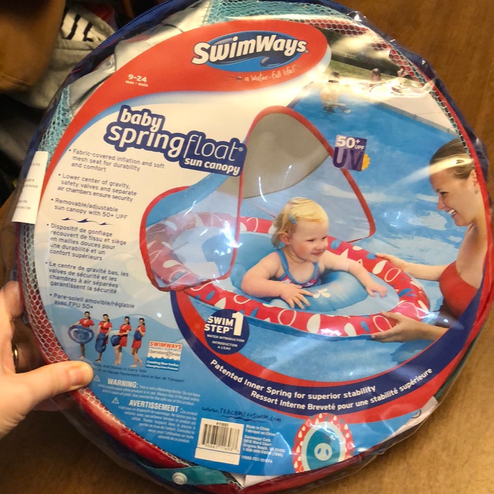 Baby springfloat sun canopy by swinways new